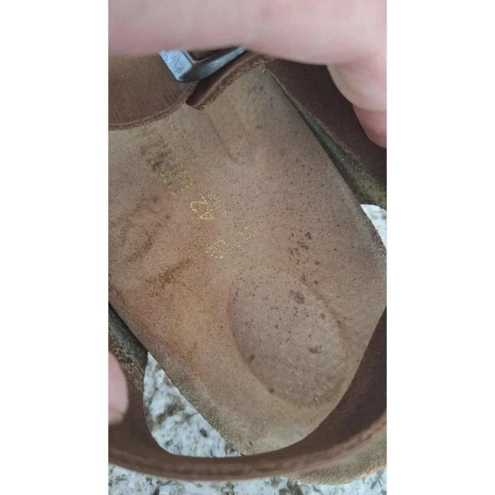 Birkenstock Milano Tobacco Brown Oiled Leather Sandals Mens EU 42 Regular